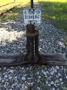 Railroad sign